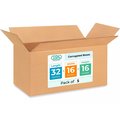 Idl Packaging 32L x 16W x 16H Corrugated Boxes for Shipping or Moving, Heavy Duty, 5PK B-321616-5